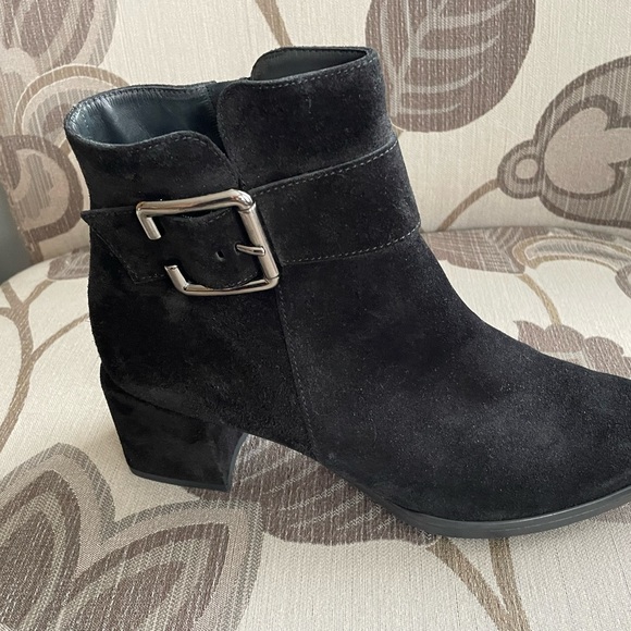 Paul Green distressed suede boots - Picture 4 of 8